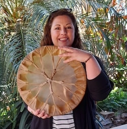Tina Squires shows us her drum